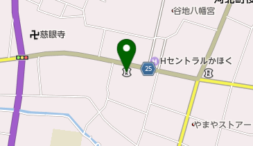 山形銀行谷地支店の地図画像