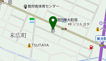 鶴岡信用金庫東大町支店の地図画像