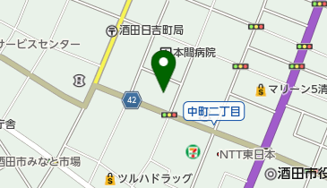 鶴岡信用金庫酒田営業部の地図画像