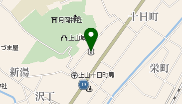 山形信用金庫上山支店の地図画像