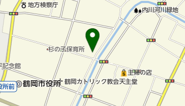 鶴岡信用金庫本店の地図画像