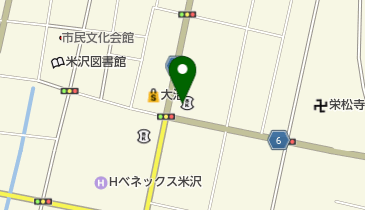 米沢信用金庫本店の地図画像