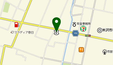 米沢信用金庫中田支店の地図画像