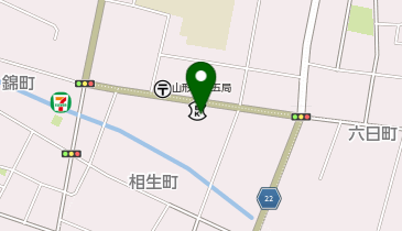 山形信用金庫銅町支店の地図画像