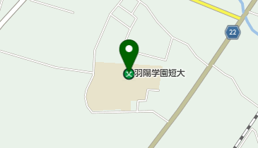 私立羽陽学園短期大学の地図画像