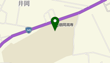 国立鶴岡工業高等専門学校の地図画像