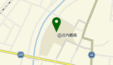 山形県立庄内農業高校の地図画像