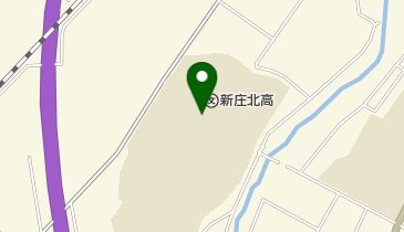 山形県立新庄北高校の地図画像