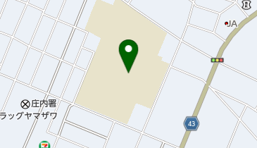 庄内町立余目中学校の地図画像