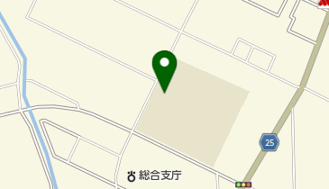 寒河江市立陵東中学校の地図画像