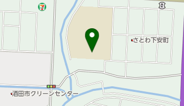 酒田市立第六中学校の地図画像
