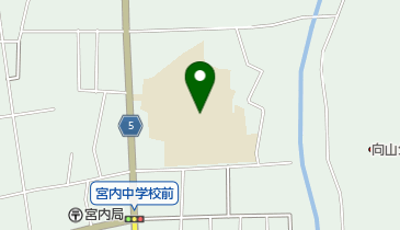 南陽市立宮内中学校の地図画像