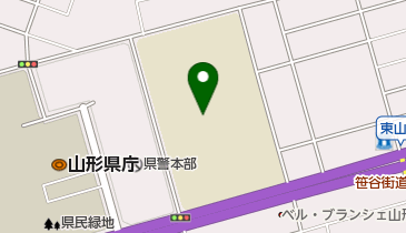 山形市立第一中学校の地図画像