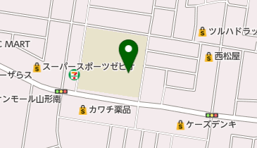 山形市立第十中学校の地図画像
