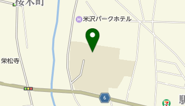 米沢市立第一中学校の地図画像