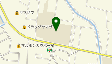 米沢市立第二中学校の地図画像