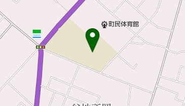 河北町立谷地中部小学校の地図画像