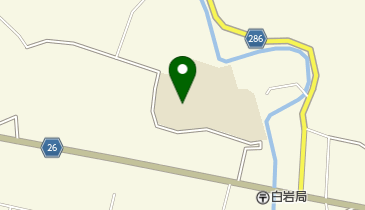 寒河江市立白岩小学校の地図画像