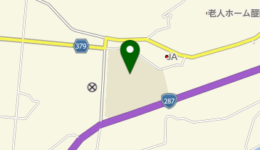 寒河江市立醍醐小学校の地図画像