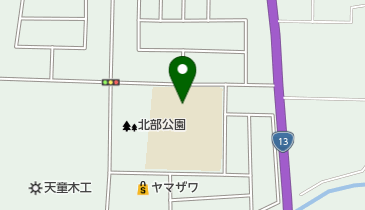 天童市立天童北部小学校の地図画像