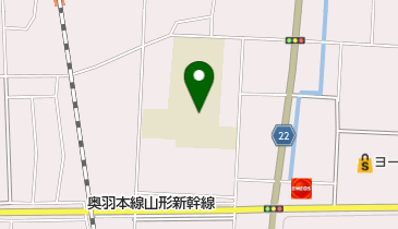 山形市立千歳小学校の地図画像