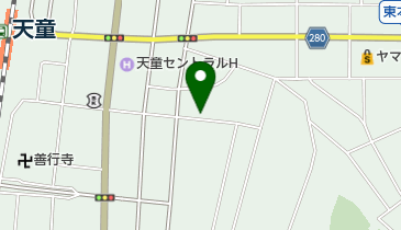 天童幼稚園の地図画像