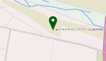 マツキドライビングスクール山形中央校の地図画像