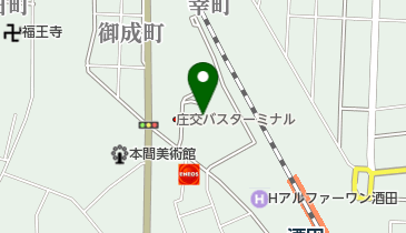 酒田調理師専門学校の地図画像