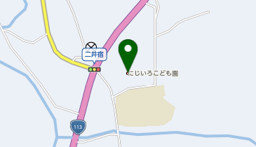 幼保連携型認定こども園にじいろこども園の地図画像