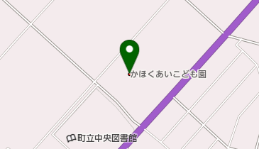 認定こども園かほくあいこども園の地図画像