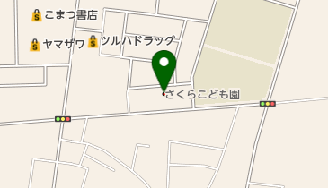 認定こども園さくらこども園の地図画像