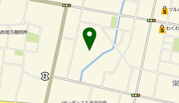 米沢こども園の地図画像