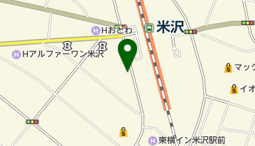 KATEKYO学院米沢駅前校の地図画像