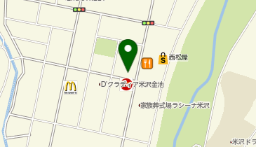 一条工務店米沢展示場の地図画像