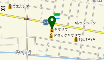 ヤマザワ寒河江プラザ店の地図画像