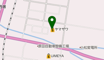 ヤマザワ川西店の地図画像
