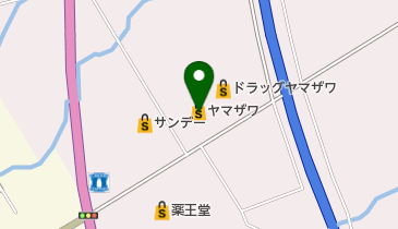 ヤマザワ尾花沢店の地図画像