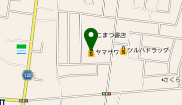 ヤマザワ神町店の地図画像