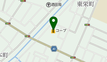 コープなかのくちの地図画像