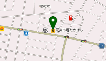 元気市場たかはし上町店の地図画像