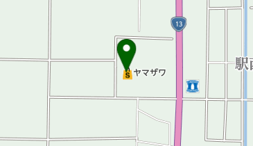 ヤマザワ村山駅西店の地図画像