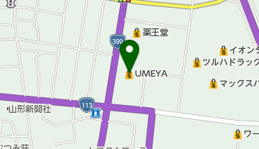 おーばん南陽東店の地図画像