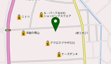 スーパーのアオキ山形三川店の地図画像