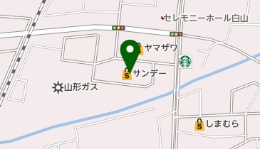 サンデー白山店の地図画像