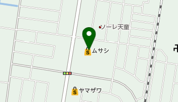 ホームセンタームサシ天童店の地図画像