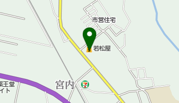 若松屋の地図画像