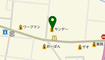 サンデー寒河江店の地図画像