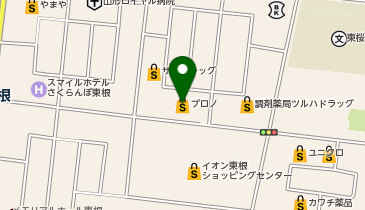 プロノ東根店の地図画像