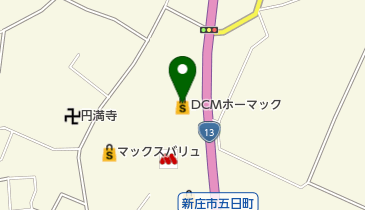 DCM新庄店の地図画像