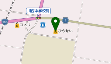 ひらせいホームセンター川西店の地図画像